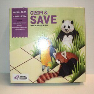 Claim & Save Children's Game by Chalk & Chuckles Ages 6+, 2 to 4 Players